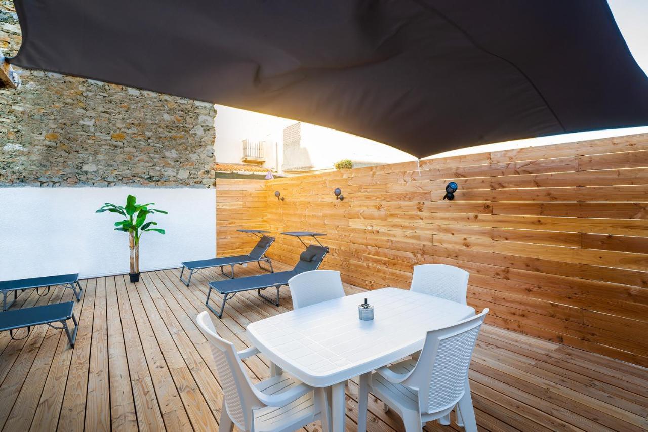 Superbe Appartement A 2 Pas Des Halles, Climatise, Terrasse, Garage Narbonne Buitenkant foto